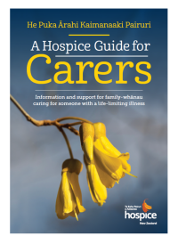 Hospice Guide for Carers HNZ - front cover